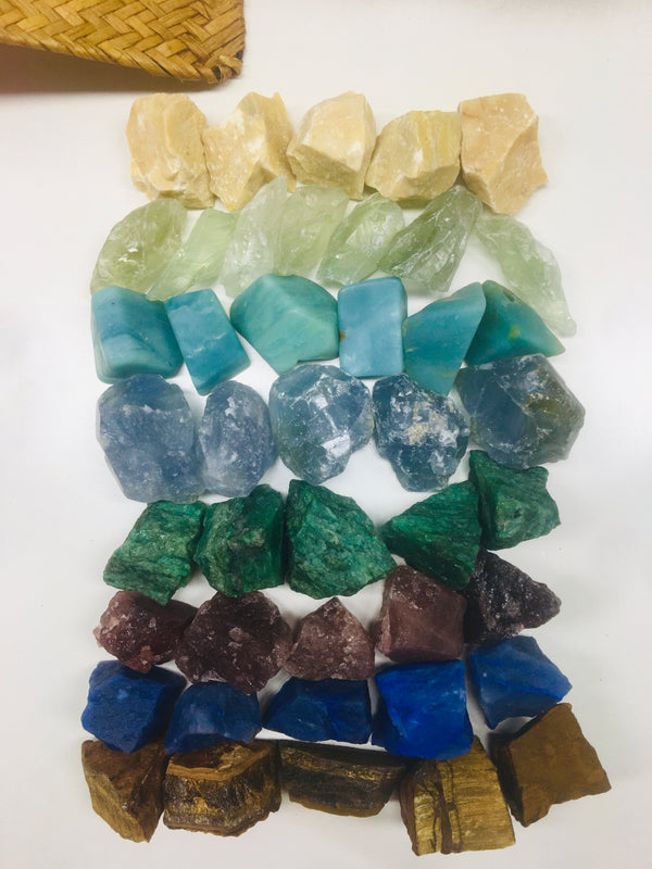 DL-32006 Nature Stone Several Raw Stones Collection-4