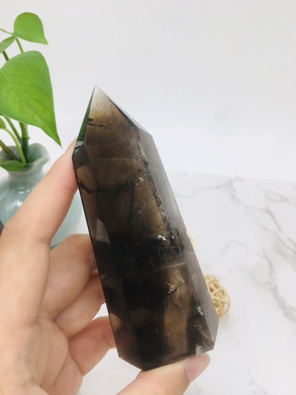 Smoky Quartz Tower Point