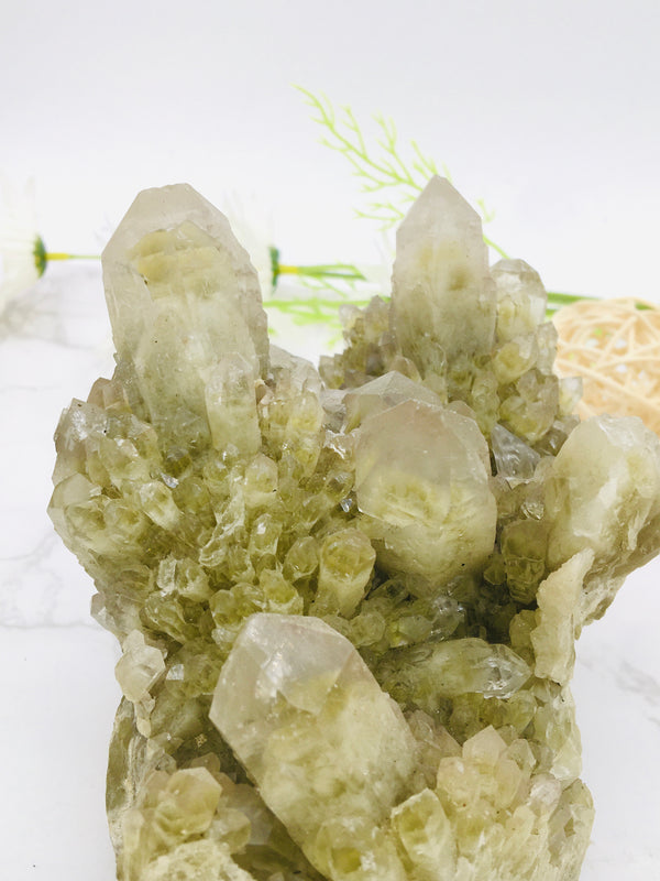Nature Stone Citrine cluster Specimen