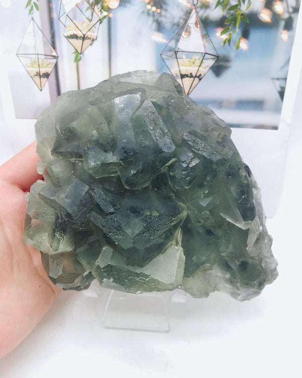 Nature Stone Fluorite Specimen From Xianghualing