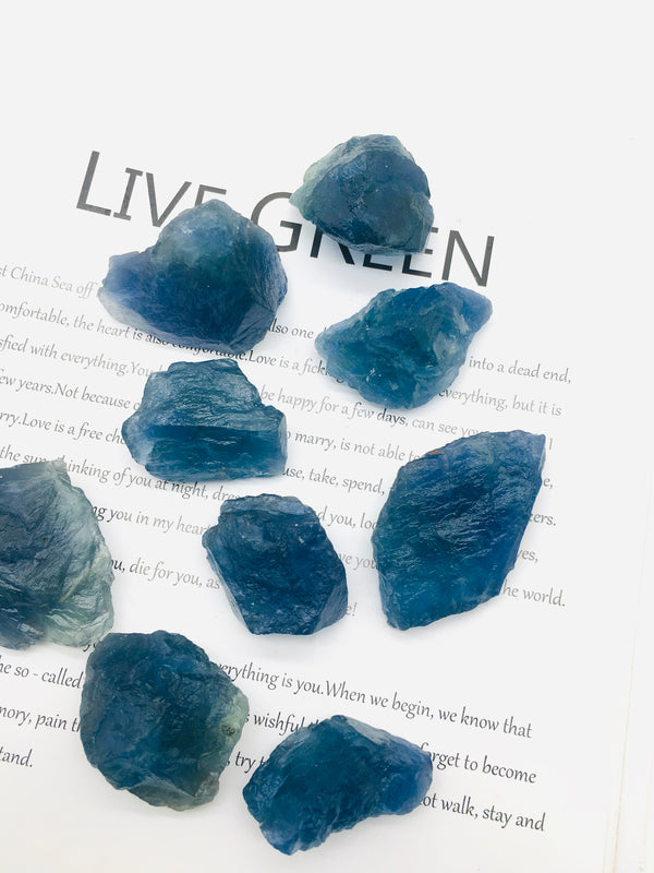 DL-32007 Blue fluorite raw