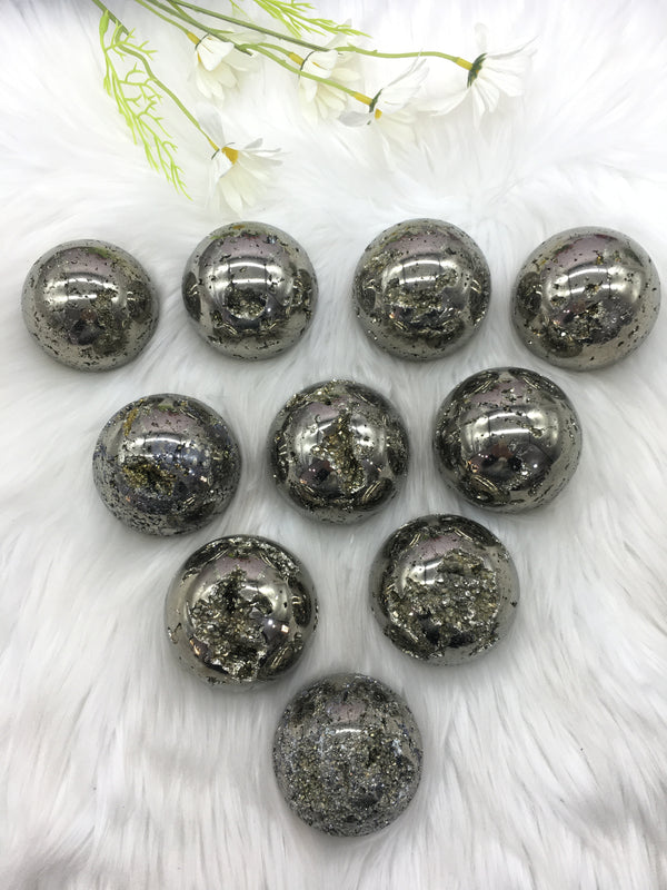 DL-10012 Natural Crystal Pyrite sphere