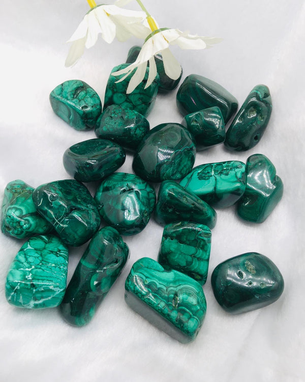 DL-31020 Natural big Malachite tumbles