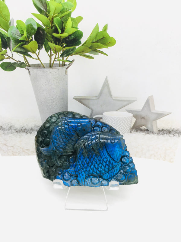 DL-40019 Labradorite Koi Fish